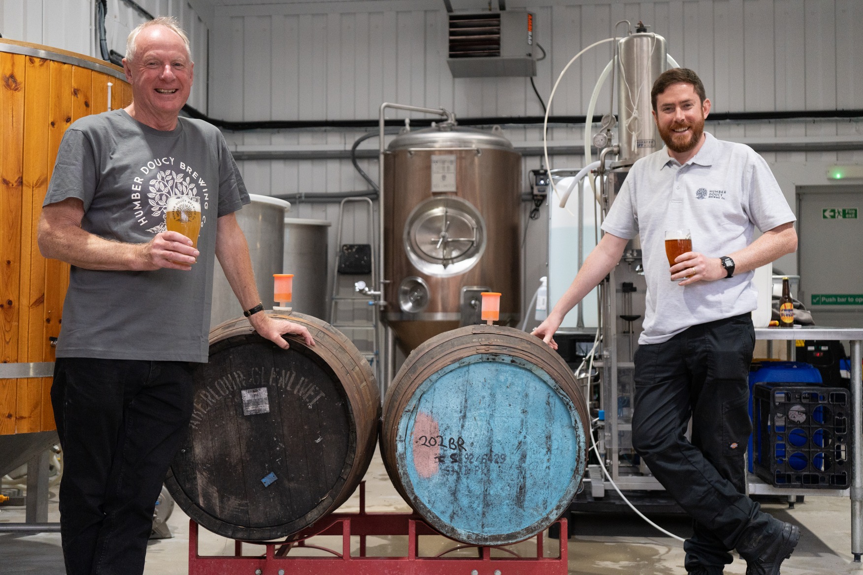 John and Alan of Humber Doucy Brewery